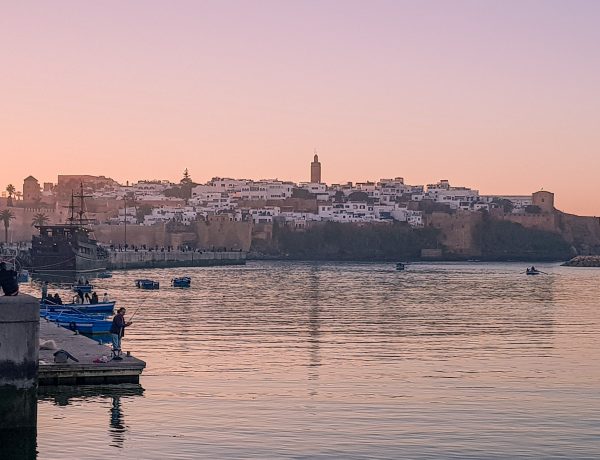 Sonnenuntergang über der Altstadt von Rabat