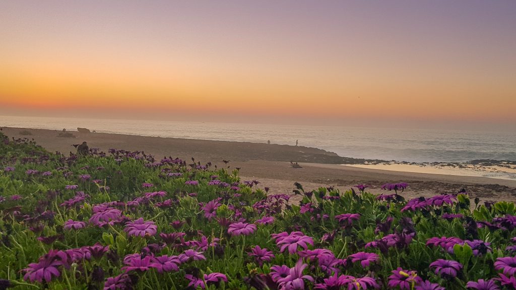 Sonnenuntergang über dem Strand