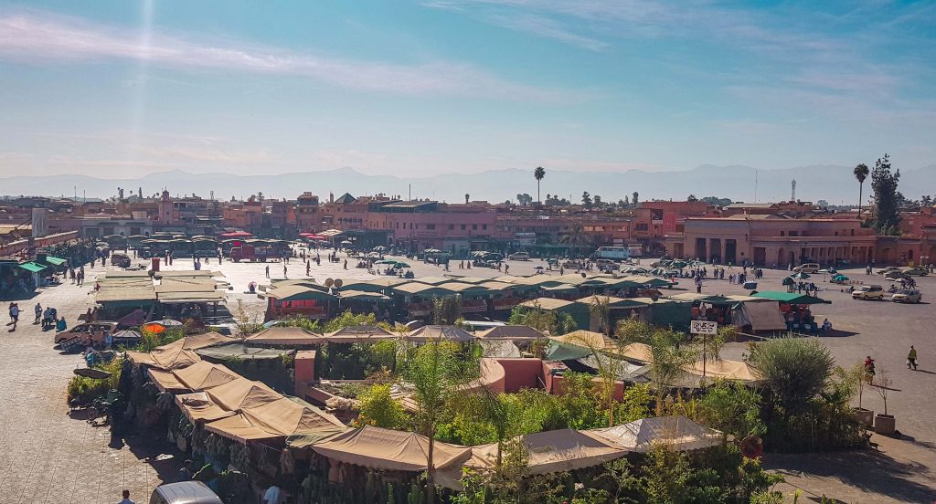 Der Djemaa el Fna in Marrakesch