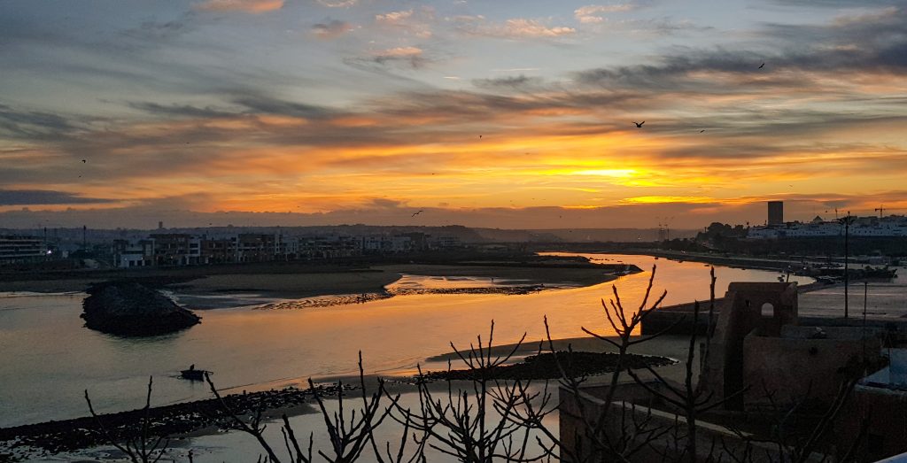 Sonnenuntergang über Rabat