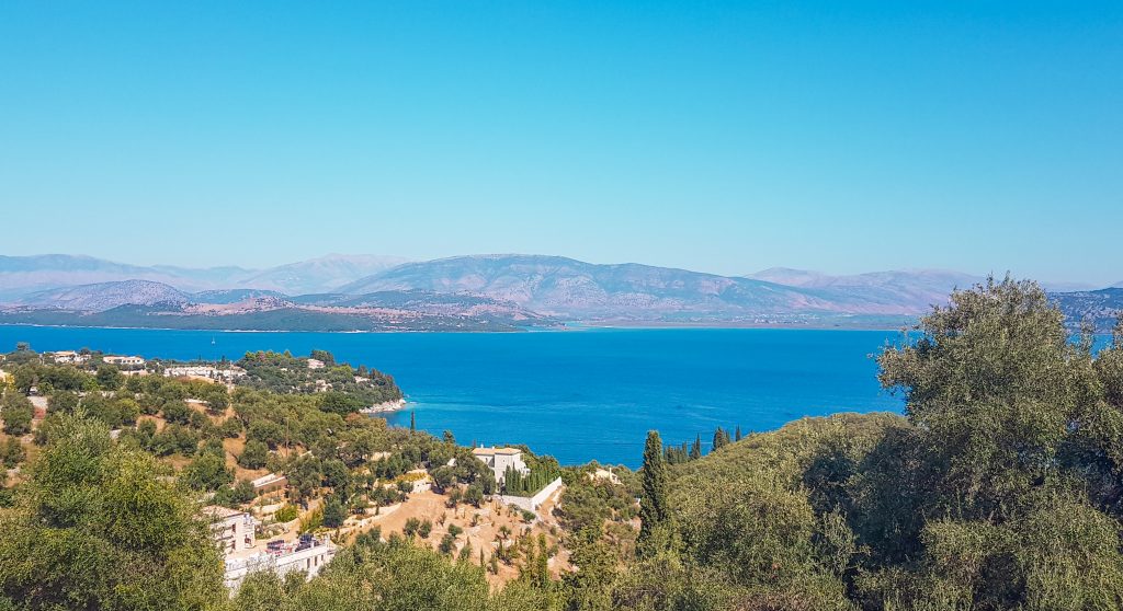 Blick über Korfu