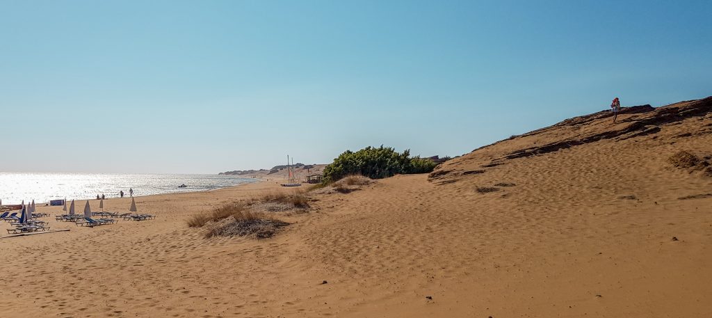 Der schöne Issos Strand