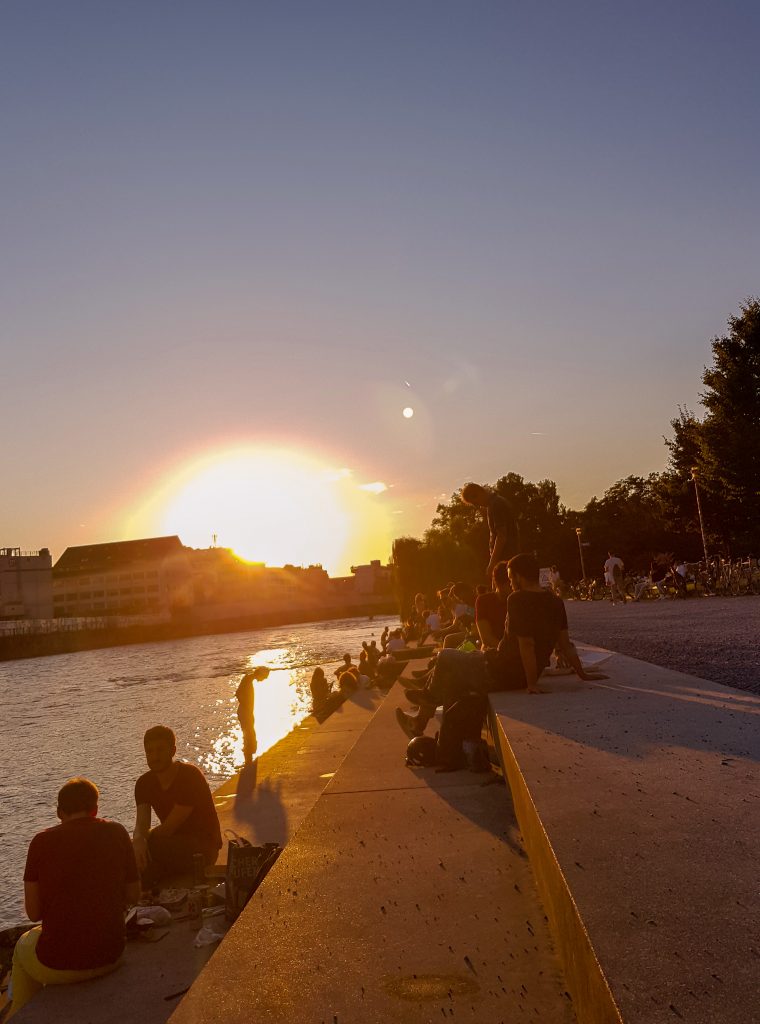 An der Limmat in Zürich