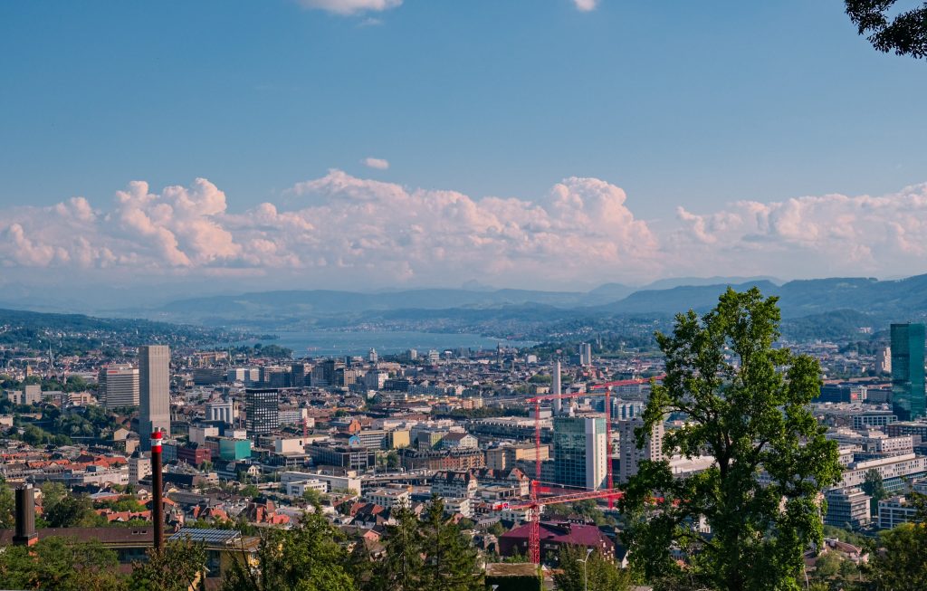 Ausblick vom Käferberg Zürich