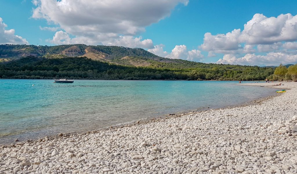 Die schönste'Badestelle am Lac de Saint-Croix