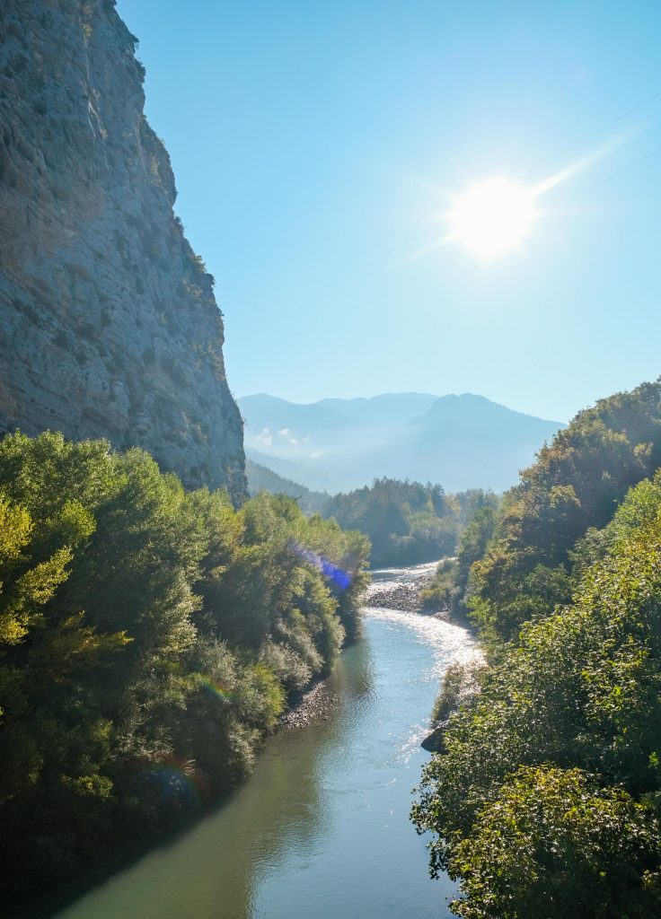 Beginn der Verdonschlucht bei Castellane