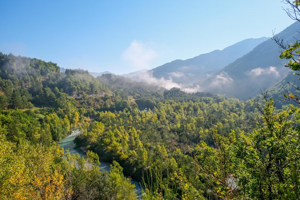 Morgen am Beginn der Verdonschlucht