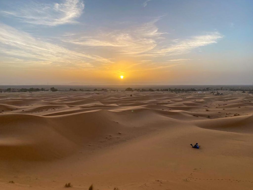 Sonnenuntergang Sahara