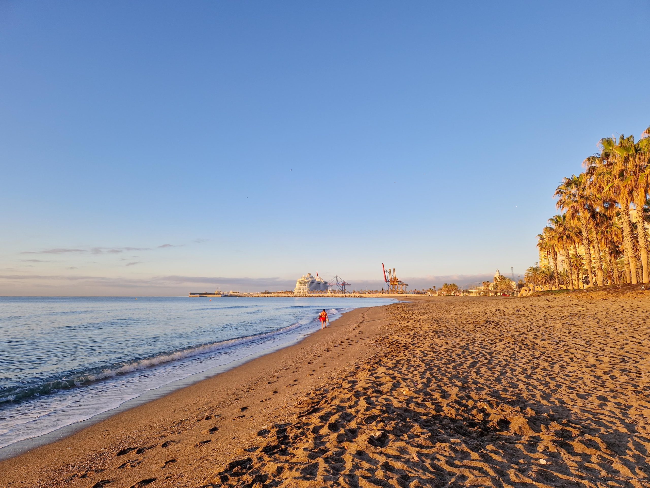 Sonnenaufgang in Malaga