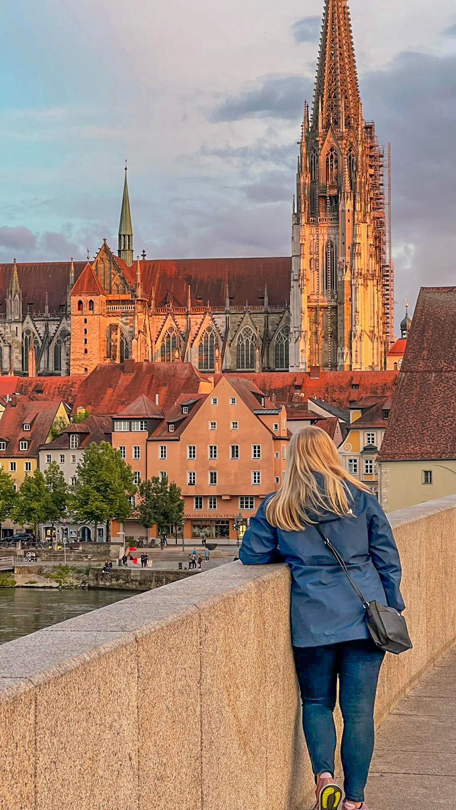 Ausblick auf den Dom von Regensburg