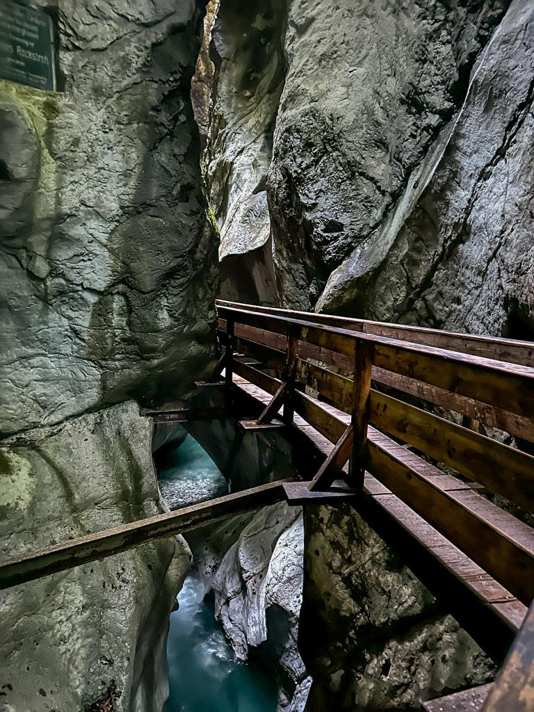 Die Dunkelklamm in der Seisenbergklamm