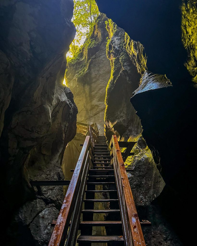 Dunkelklamm in der Seisenbergklamm