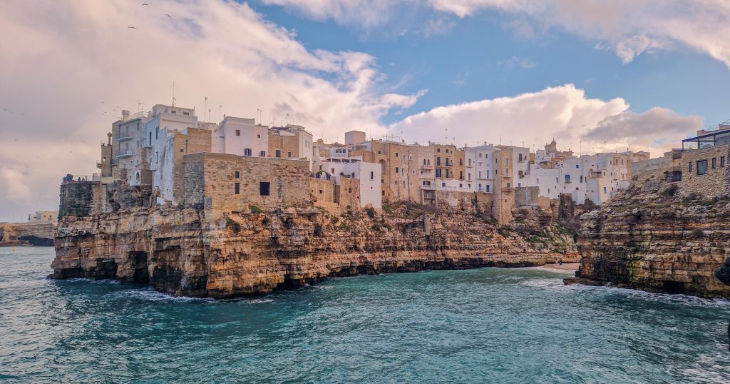 Aussichtspunkt am Meer Polignano a Mare