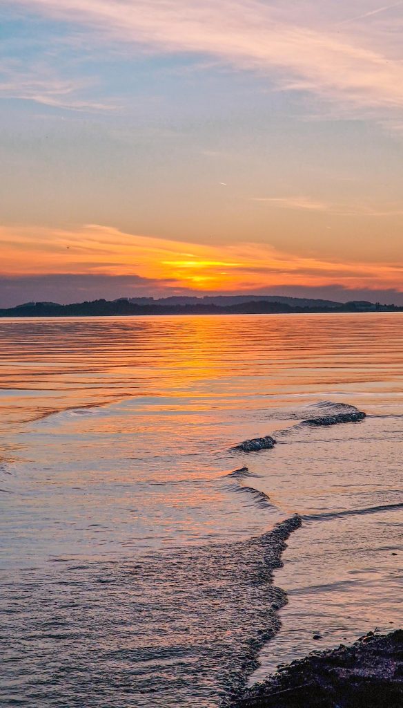 Sonnenuntergang am Chiemsee