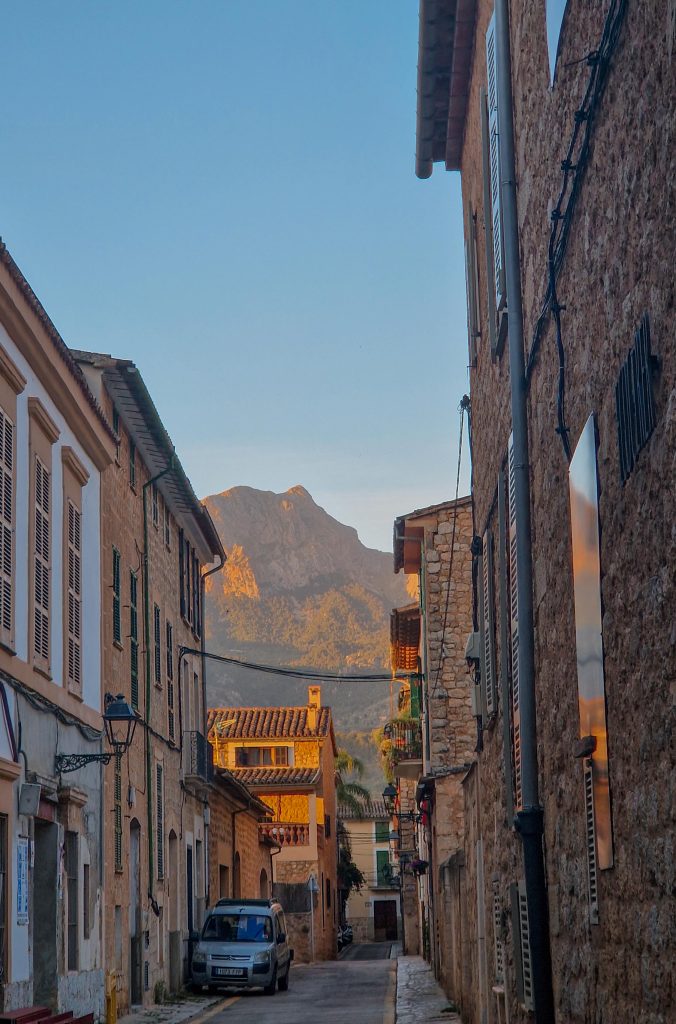 Sonnenuntergang in der Serra de Tramuntana