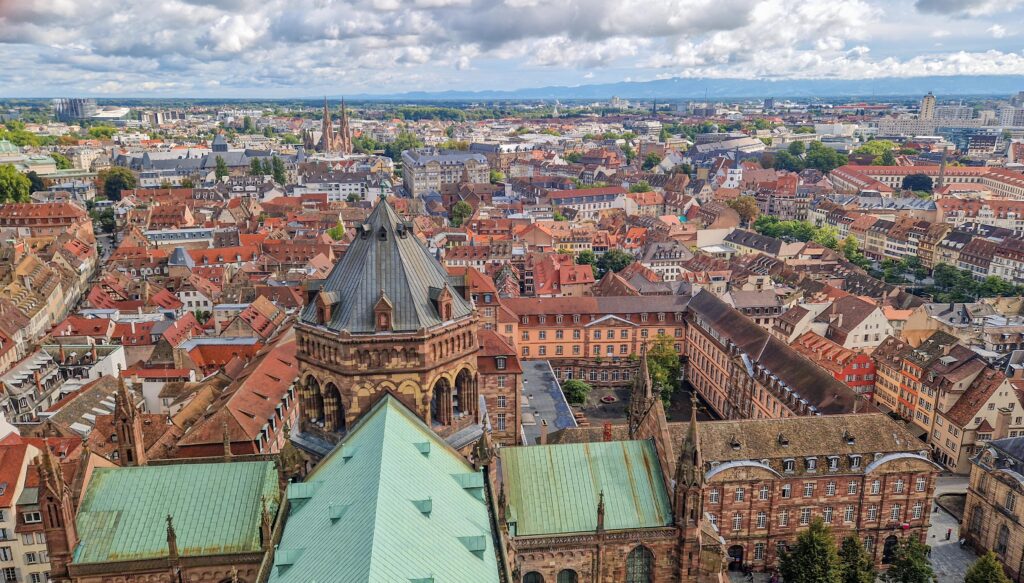 Beste Aussicht auf Straßburg Frankreich