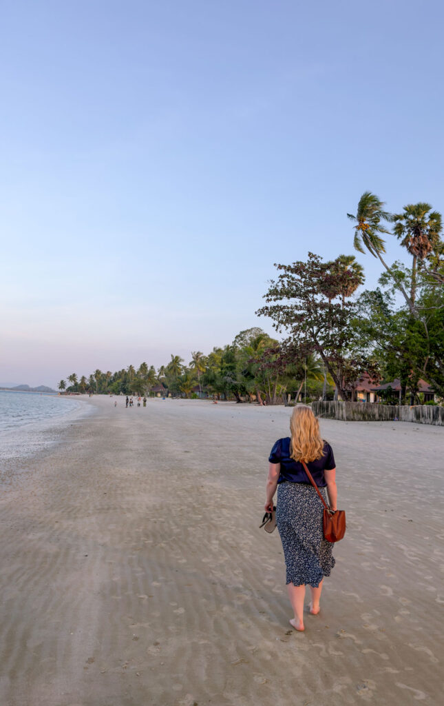 Abendstimmung und Traumstrand