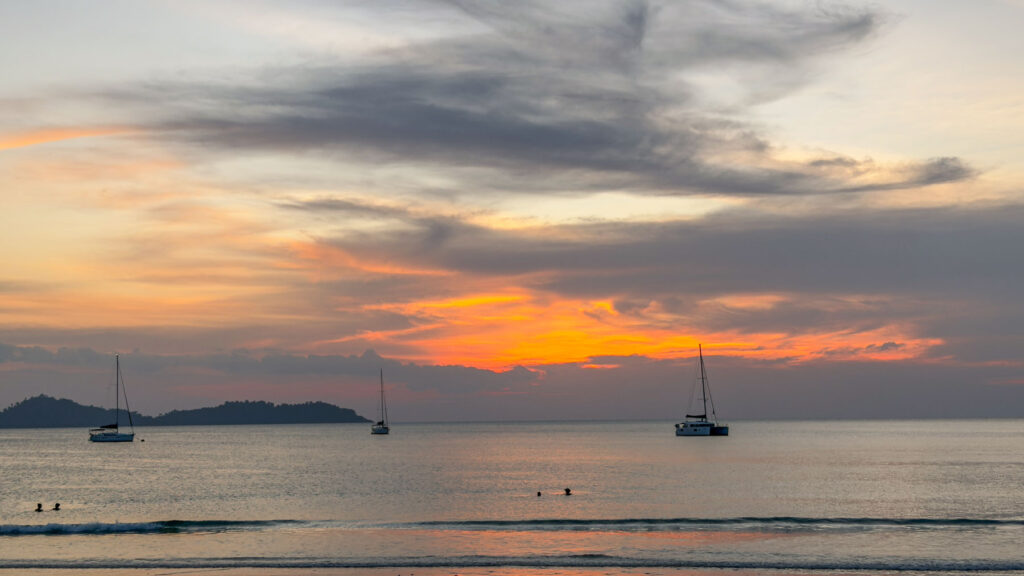 Sonnenuntergang auf Koh Mook Thailand