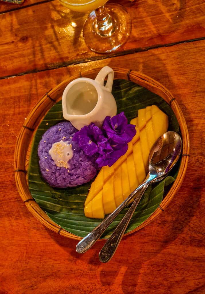 Leckerer Mango Sticky Rice im Kindee Thai Cuisine