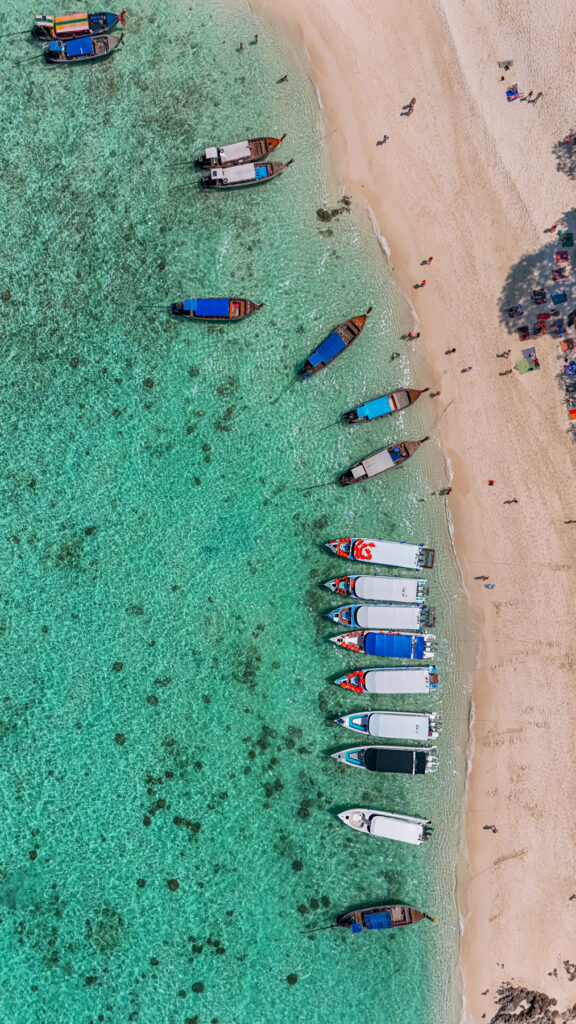 Drohnenaufnahme_Boote Krabi