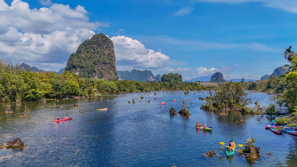 Aktivitäten Krabi: Kanu fahren im Klong River Water Kanal